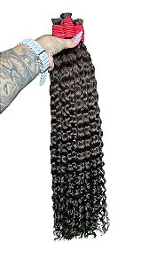 Cacheado Castanho Médio Vietnamita 50g