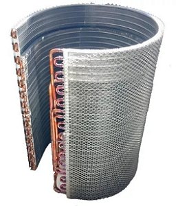 SERPENTINA DE COBRE DUPLA CAMADA CONDENSADORA SPRINGER /CARRIER /MIDEA BARRIL 22 À 30.000 BTUS