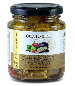 Caponata de Beringela 215g - Casa Luchese