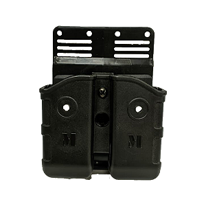 Porta Carregador Duplo (Polímero) - Preto (Maynards)