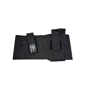 Coldre Abdominal (Coldre, P. carregador, P. Algemas, P. Carteira) - Preto