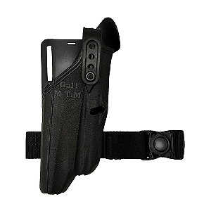 Coldre de Cintura Glock com Lanterna Mid-Ride com Tira de Ancoragem - Preto (Phantom Maynards)