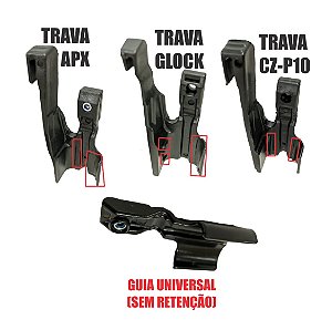 Travas e Tensores para Coldres Maynards (Police, MTM, Excalibur, Phantom)