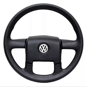 VOLANTE DIR ESPORTIVO 450MM VW CONSTELL DETALHE PT