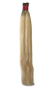 Liso Natural Loiro com a Raiz Esfumada Dourada - Vietnamita (50g cada unidade)