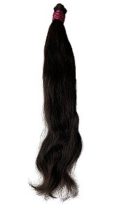 Levemente Ondulado Castanho Escuro - Indiano(50g cada unidade)