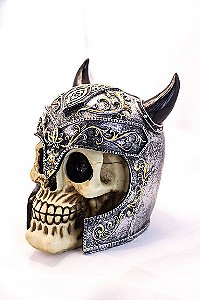 caveira em resina