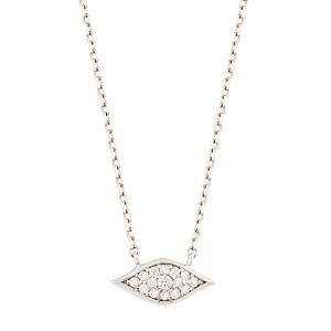 Colar Ouro 18k Losango Diamante