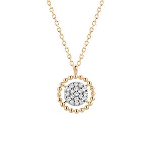 Colar Pave Circulo Lou Ouro 18k Diamante
