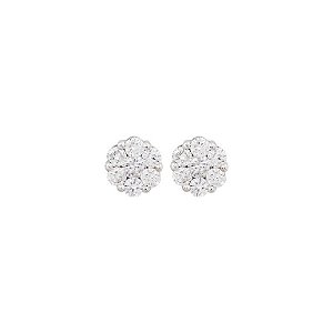 Brinco Invisible Magia Ouro 18k com Diamante