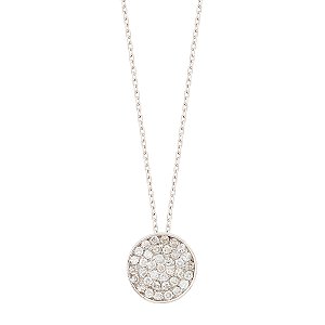 Colar Pave Nadine Ouro 18k com Diamante