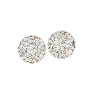 Brinco Pave Nadine Ouro 18k com Diamante