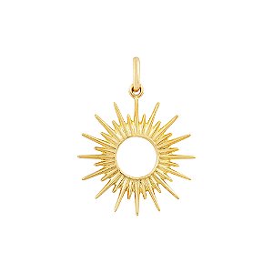 Pingente Sol Ouro 18k