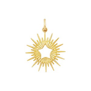 Pingente Estrela Ouro 18k