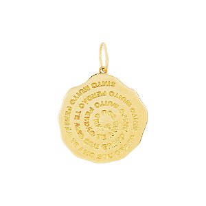Pingente Hoponopono Ouro 18k