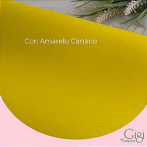 Papel de seda amarelo canário