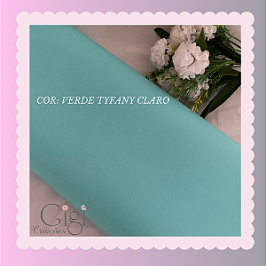 Papel super seda verde tifany claro