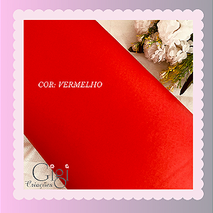 Papel super seda vermelho