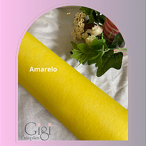 Tecarte ou viscose têxtil amarelo