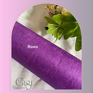 Tecarte ou viscose têxtil roxo