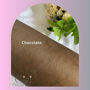 Tecarte ou viscose têxtil chocolate