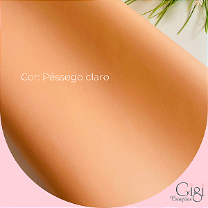 Papel de seda pêssego claro