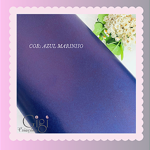 Papel super seda azul marinho
