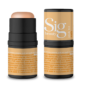 Stick 3 em 1 Nude Aroma de Morango 4g