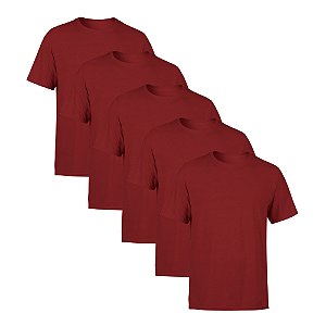 Kit 5 Camisetas SSB Brand Masculina Lisa Premium 100% Algodão