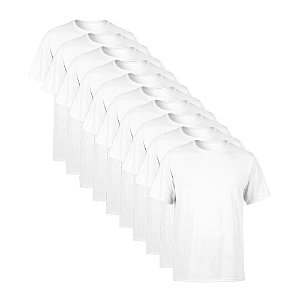 Kit 10 Camisetas SSB Brand Masculina Lisa Premium 100% Algodão