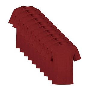 Kit 10 Camisetas SSB Brand Masculina Lisa Premium 100% Algodão