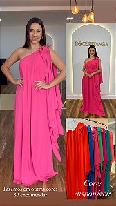 Vestido ombro só  Marina
