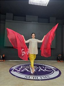 FLAGS ORGANZA CRISTAL par sem led