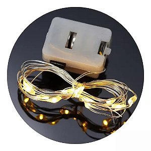 Led 2mt Bateria Amarelo ou Branco