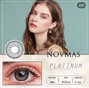 LENTE DE CONTATO-NOVMAS Platinum