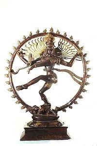 Shiva De Bronze Maciço (Tamanho Médio - Modelo 1)