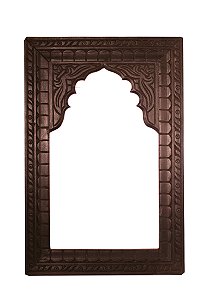 ESPELHO COM MOLDURA INDIANA – Tamanho médio