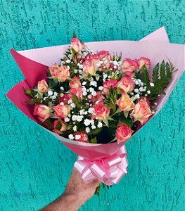 Buquê com Rosa Spray