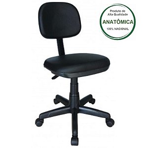 Cadeira Giratória Secretária Sem Braços - 42003 - Casa das Cadeiras Anápolis