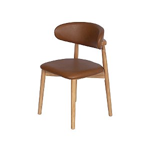 Cadeira Fixa OSTI Caramelo - 1177 - Casa das Cadeiras Anápolis