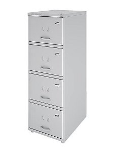 Arquivo de Aço Reforçado Chapa #22 Com Trilho Telescópico - 20062 - Casa das Cadeiras Anápolis