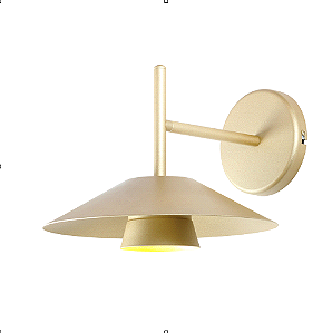 ARANDELA LLIO CHAMPAGNE 3000K 12w BIVOLT IP20
