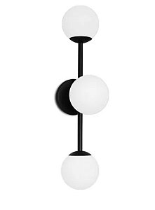 ARANDELA VEGA VIDRO LEITOSO 3XG9