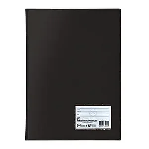 PASTA CATALOGO C/50 ENV FINO OFICIO C/VISOR - 1090 - PRETO - UN - DAC