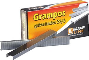 Grampo 26/6 Galvanizado C/1000 Unidades – Gramp Line