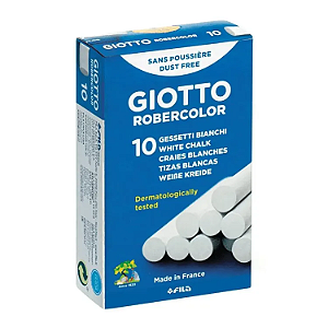 Giz Robercolor Branco C/10 Unidades 538700 GIOTTO