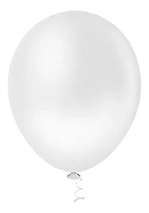 BALÃO 9 POLEGADAS BRANCO C/50 - PIC PIC