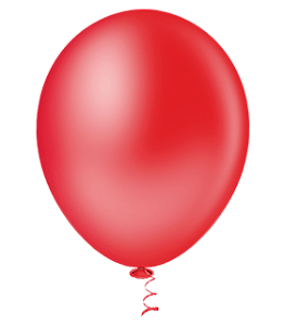 BALAO 9 LISO REDONDO GRANFESTA VERMELHO C/50UN PIC PIC UN