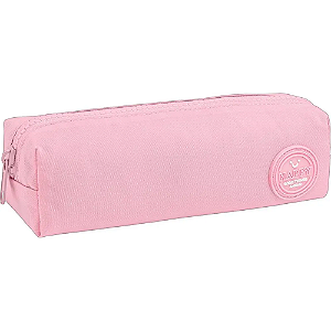 Estojo Simples Médio Happy Rosa Tilibra