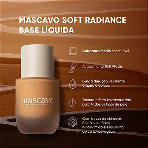 Mascavo Soft Radiance Base Líquida 30ml